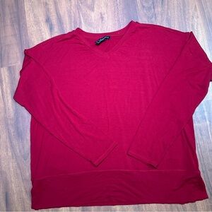 EILEEN FISHER red Viscose shirt top size XS